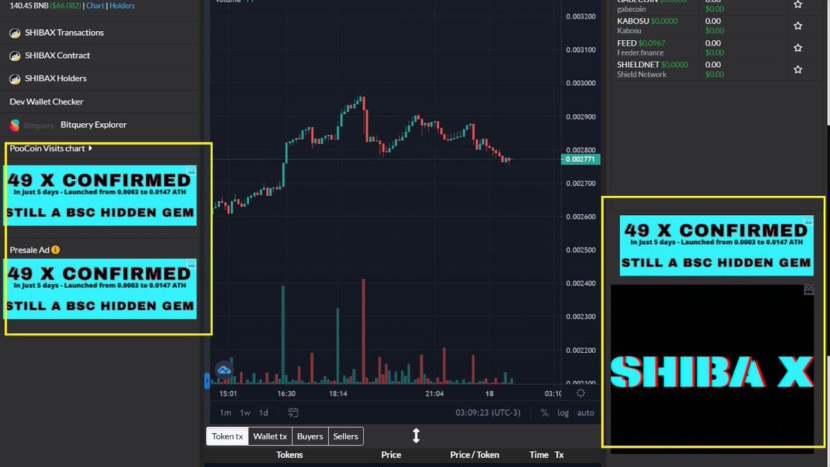 We've started a brand new poocoin banner ads! Join us on telegram ⬇️
t.me/shibaxdefi