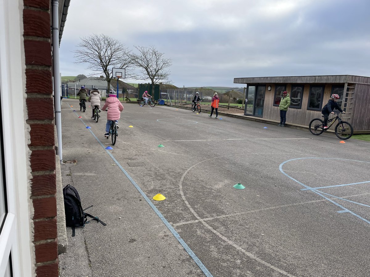 Year 6 are enjoying their Cyclewise training 🚴