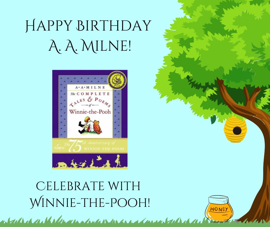 ClayLibrary's tweet image. Celebrate Winnie-the-Pooh Day with one of the many books or movies we have at the library! #WinnieThePooh #AAMilne #ClayCoLibrary