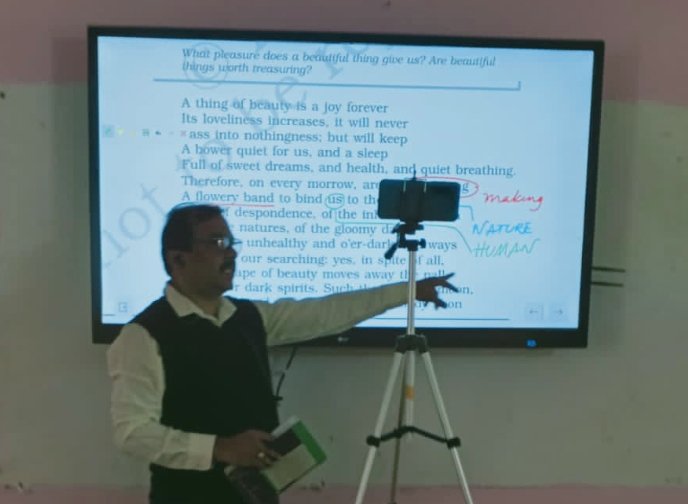 PattnayakPranab's tweet photo. #A_Thing_of_Beauty_is_Joy_Forever ... my first class in #Digital_Classroom of EMRS, Koraput. Thank you @TribalAffairsIn @stscdev @dmkoraput Also special thanks to @GuhaIas madam @abdaal for your inspiration 🙏 https://t.co/JPOjpL3cn9
