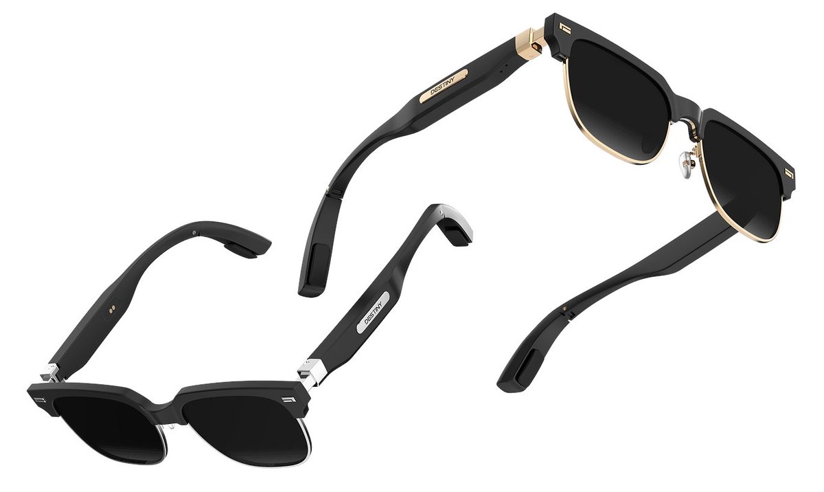 mod_destiny's tweet photo. Sleek. Sound. Surroundings. Meet the #OraclePro from the #OracleSeries. Smart Eyewear encapsulating tech and trendy. Up your game, Up your lifestlye.
#MachinesOfDestiny #TakeCTRL https://t.co/ijfTogQeWe