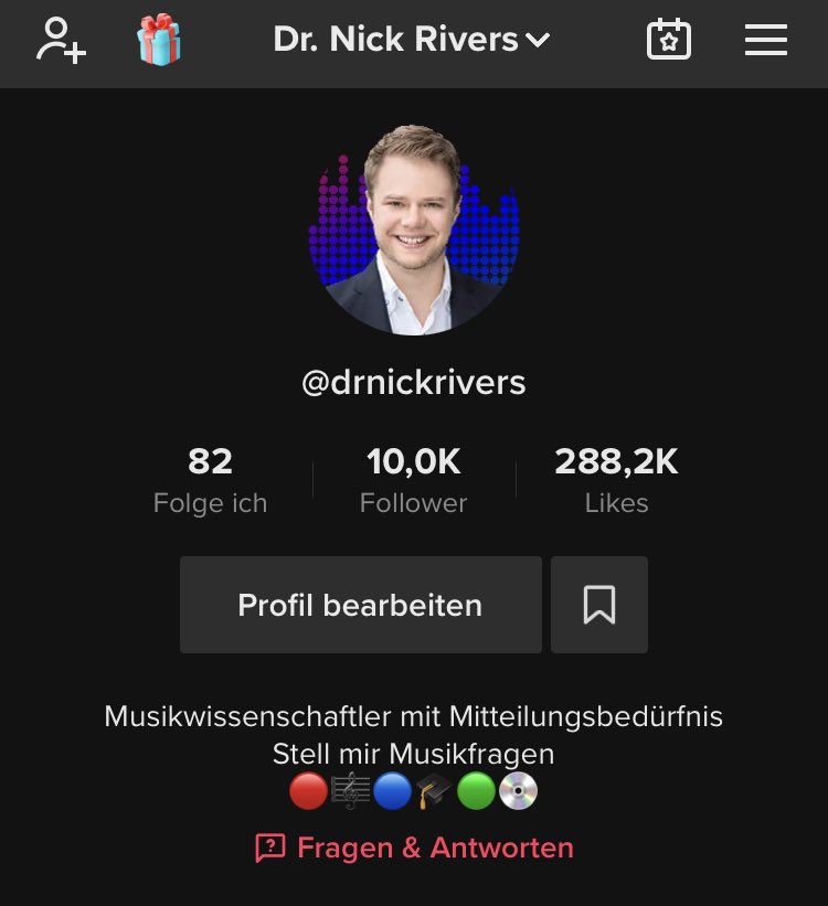 nickruth's tweet image. Here we go, 10k followers for my #musicscience -y TikTok channel.