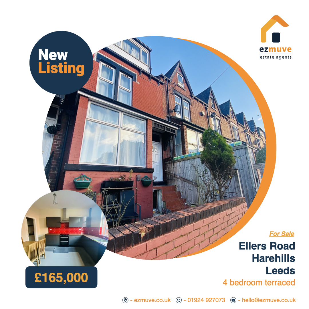 ezmuve's tweet photo. 4 bedroom through terrace property located in a popular area of Leeds. 

🟠Four Bedrooms 
🟠No Chain
🟠 Close to shops, school and parks

https://t.co/9hq5ZnC47Q - Let us guide you home!

📧 - Hello@ezmuve.co.uk
📱 - 01924 927 073
#Leeds
#LS8 https://t.co/K1nX9sMg2a