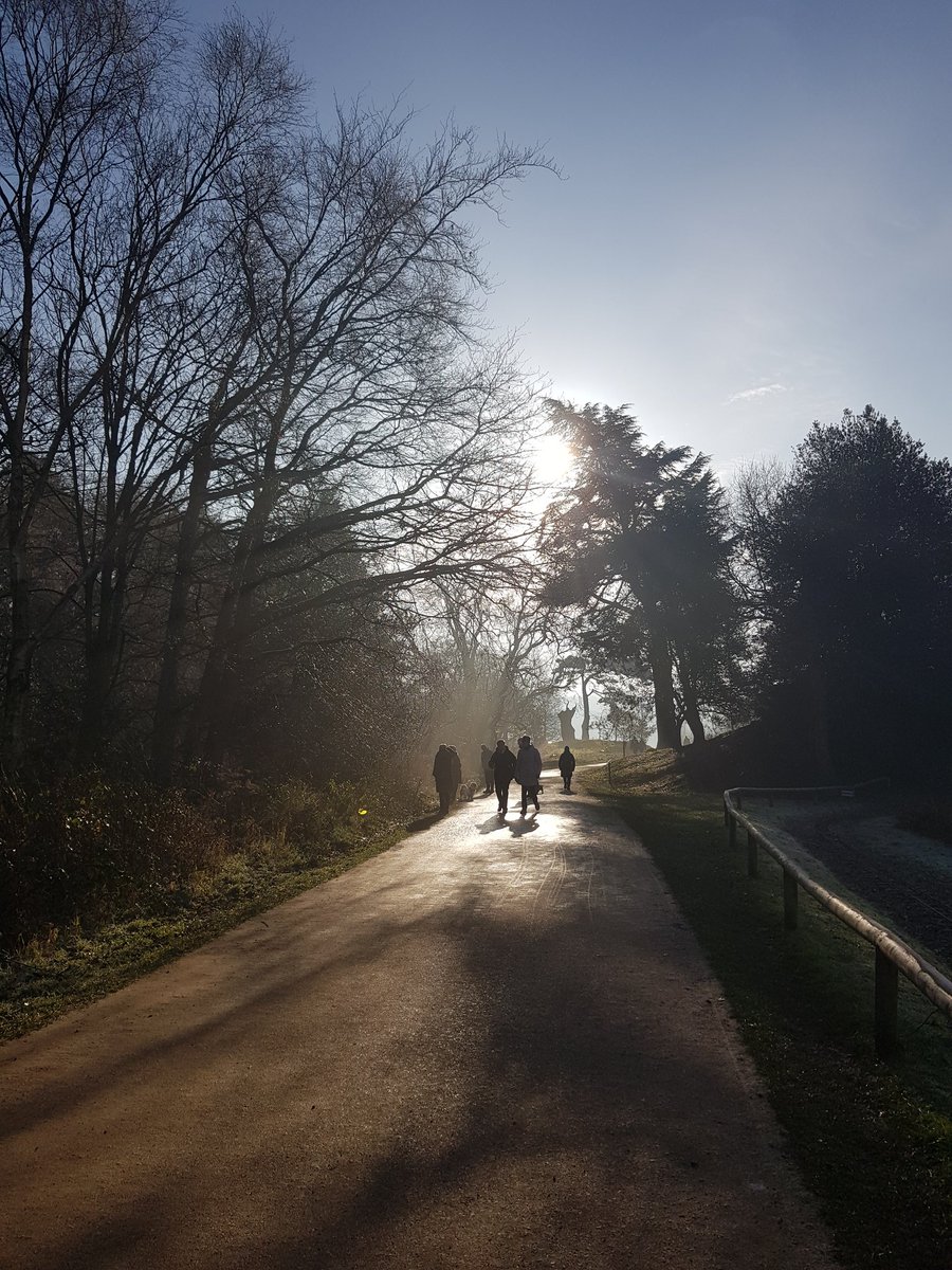 kendie's tweet photo. A walk around Trentham today. Lovely blue skies and some great clouds. Lovely to see the fairies in the sun. #TrenthamEstate #trenthamgardens #winterwalks #wintersunshine #Fantasywire #fairies https://t.co/v3KTobIe3i