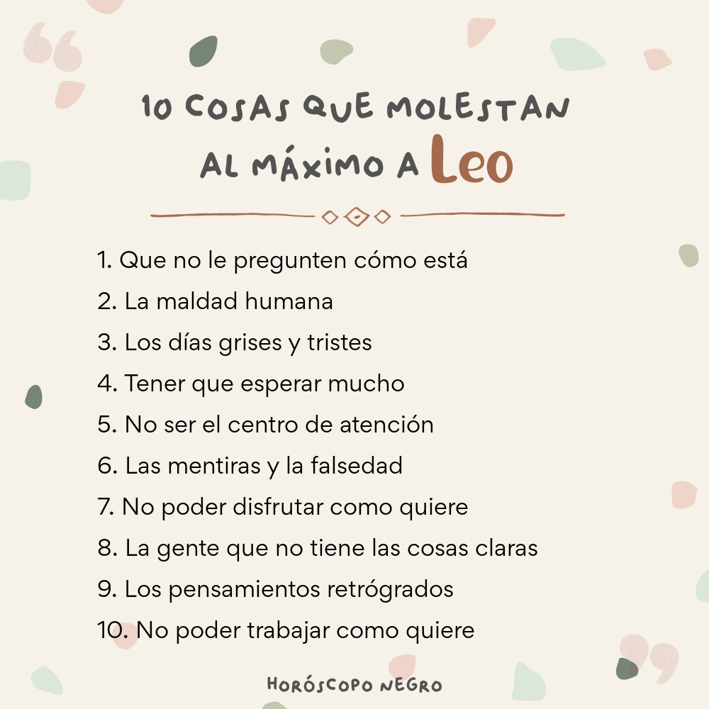 leo_hnegro's tweet photo. 10 cosas que molestan al máximo a #leo ✨🔮✨ #horoscoponegro https://t.co/TJRgFfWhcu