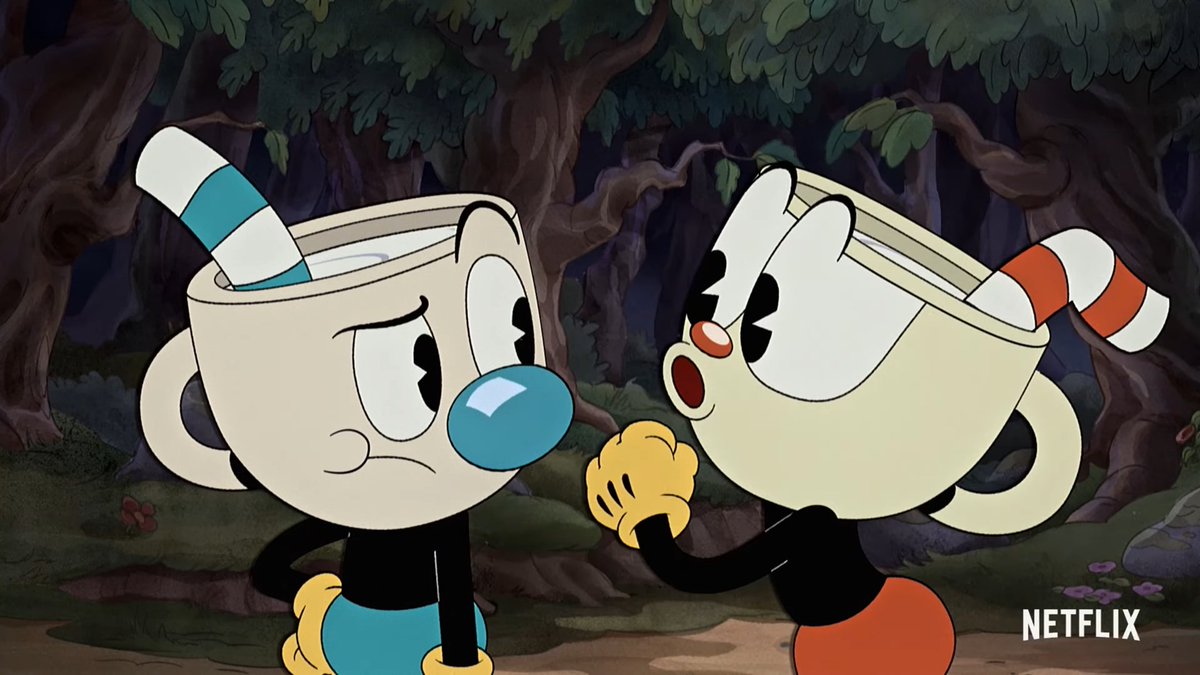 Wario64's tweet photo. The Cuphead Show - Official Trailer (coming to Netflix Feb 18th) https://t.co/KVgq2me9Ft https://t.co/sUo58S3vU8