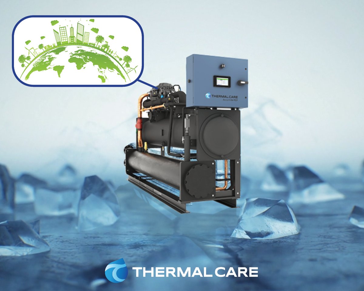 thermalcare1's tweet image. #Turbocor compressors on the NEW TCFW375 #IceRink #Chiller use magnetic bearings to levitate the shaft. The variable speed design won’t need oil, allowing the speed to be turned down, resulting in greater energy savings: thermalcare.com/tcf-centrifuga… #industrialchillers #processcooling