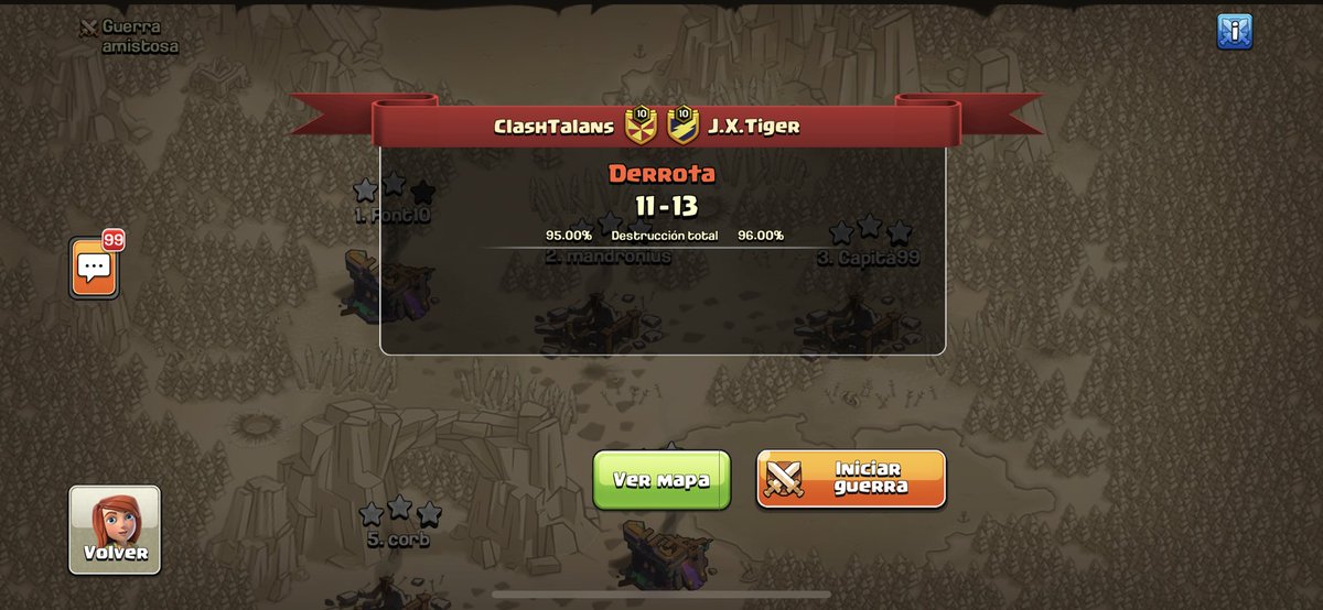 Gran Guerra vs <a href="/JXT_coc/">J.X.Tiger</a> un showmatch amb plenos i uns percentatges d'escàndol. Gràcies <a href="/Sockers_/">Sockers SU</a>, stream impecable com sempre, ni el mal de coll t'atura💪💪