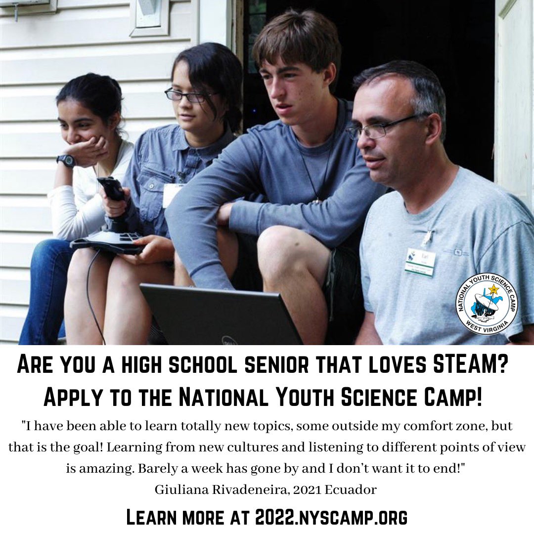 National Youth Science Camp tweet media