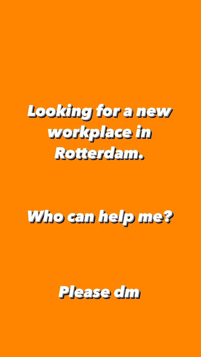 Wie kan mij helpen aan een nieuwe werkplek/atelier? Locatie: Rotterdam