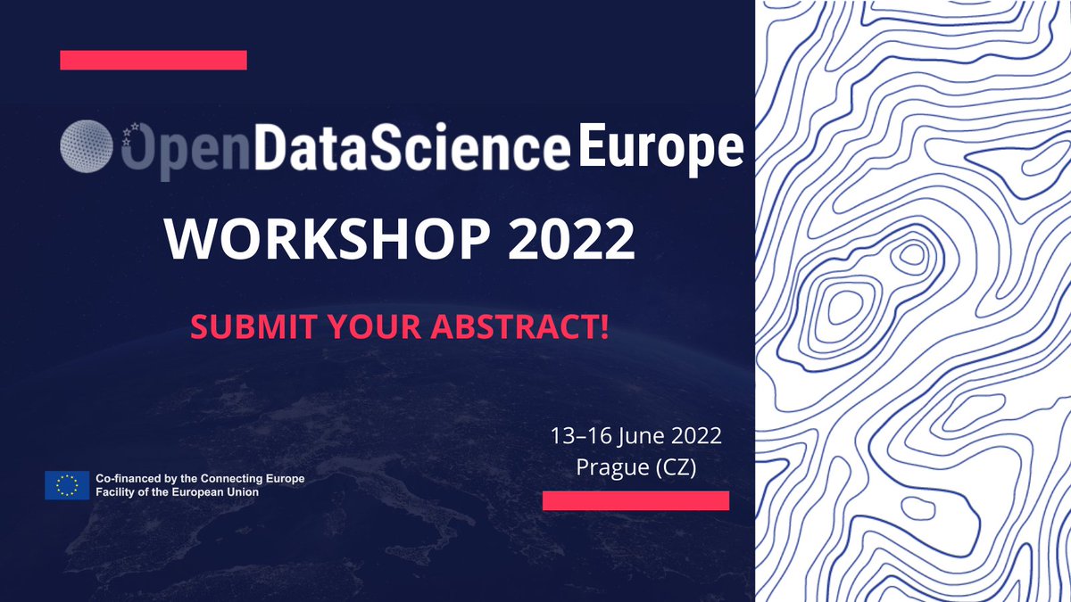 The Prague’s <a href="/CVUTPraha/">ČVUT v Praze</a> is hosting the 2nd <a href="/cinea_eu/">CINEA 🇪🇺</a>  #CEFTelecom OpenDataScience Europe workshop 13-16.6.2022! Are you working on #mapping, #machinelearning, #datacubes, #geocomputing or harmonized #European map products? Submit your abstract bit.ly/3rnmoWJ