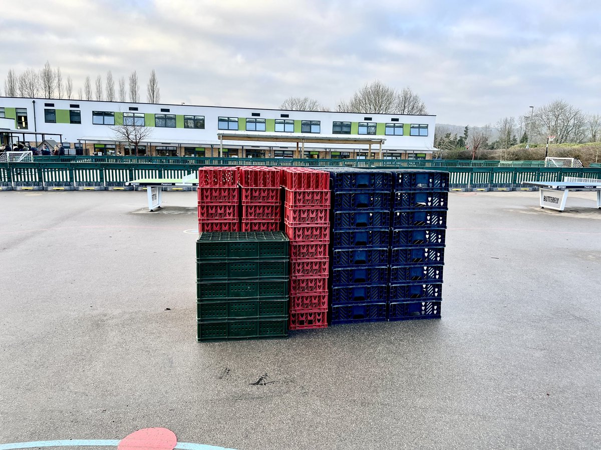 LimeTreeRedhill's tweet photo. These may look like a pile of crates to an adult mind, but today they have been a rocket, a dungeon, a castle, an obstacle course, a fairies tea party and much more #imagination #play #creativity #ThinkLikeAChild https://t.co/BNClux2ILb