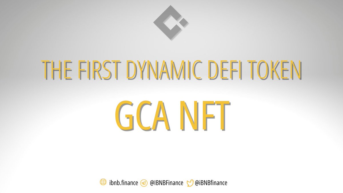 iBNBfinance's tweet photo. 🚀The #GCA #NFT will allow our investors to set up GCA strategies across any #cryptocurrency on the #BinanceSmartChain. Furthermore, all of our investors have access to future functionality in the tool.
🔗https://t.co/quiufbdANR
#BNB #BSC #Binance #Crypto #Blockchain #DeFi #NFTs https://t.co/3CdA4agoVt
