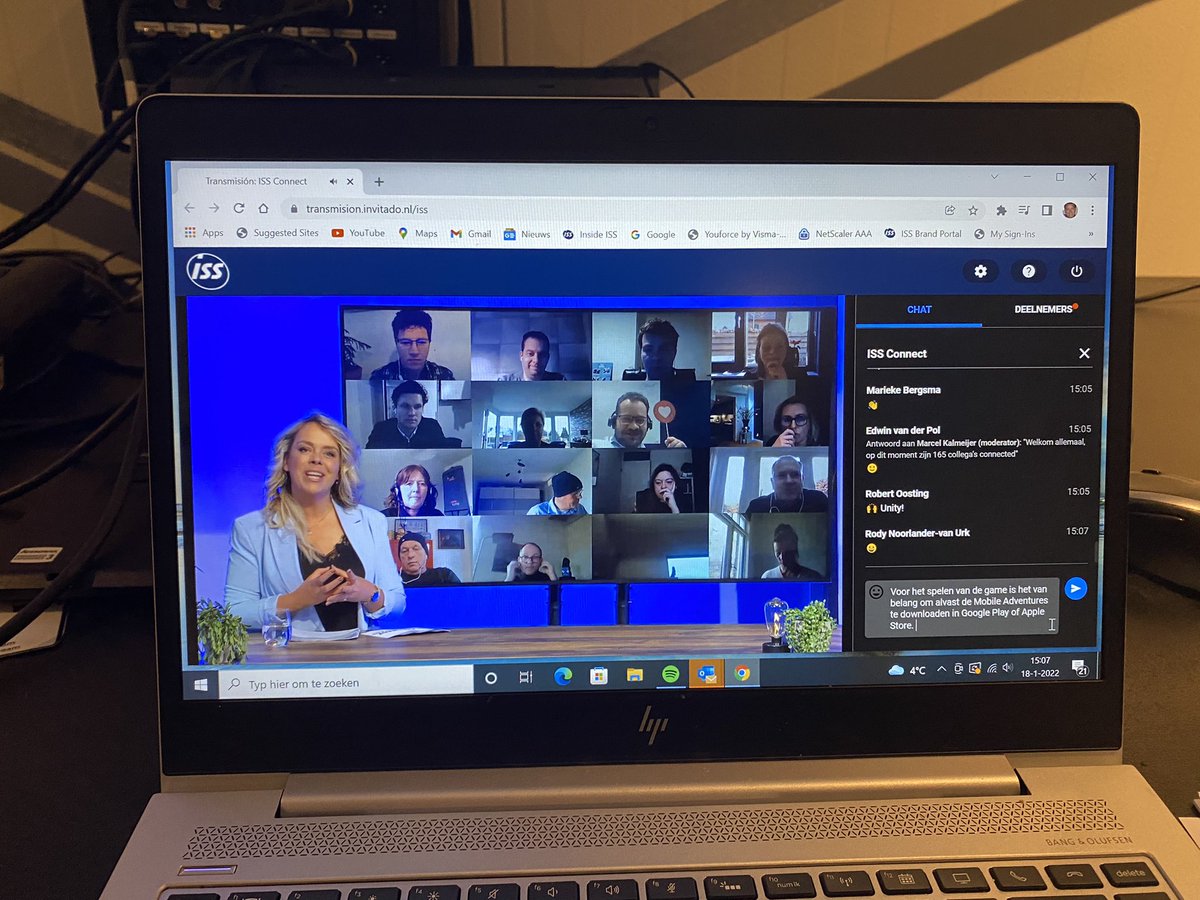 MarcelKalmeijer's tweet photo. Vandaag vanuit Studio Stream in Utrecht ons kick-on event ISS Connect. Met ruim 200 deelnemers kijken we bij @ISS_Netherlands vooruit naar het nieuwe jaar! #peoplemakeplaces https://t.co/dJeFgWdlJU