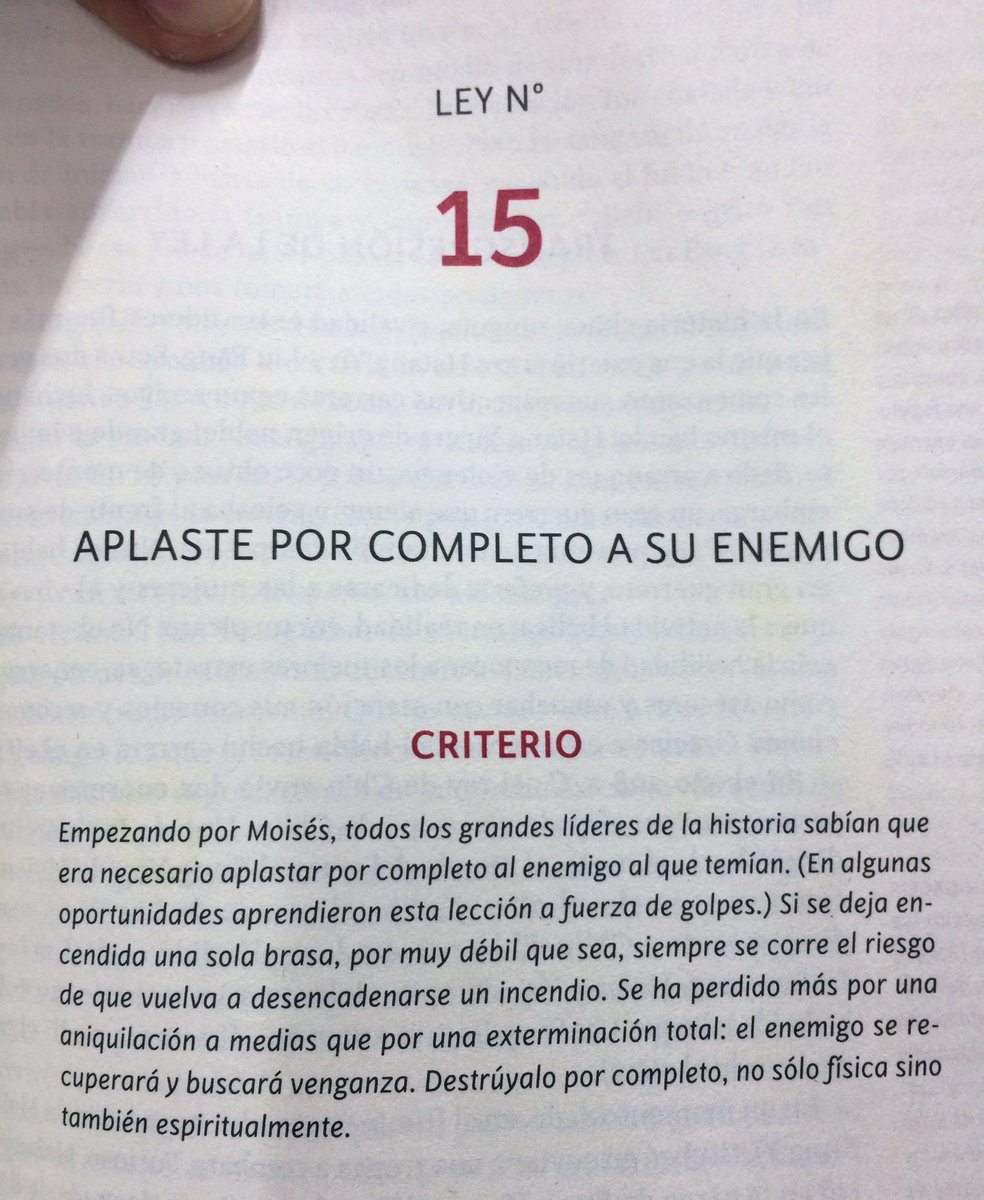 MiguelFL1989's tweet image. #las48leyesdelpoder