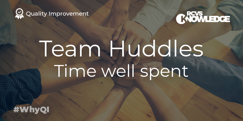 Why are team huddles so important? And how can they help your team work together to save time and be more efficient? Jenny Brown talks us through the importance of huddles at https://t.co/UpquBT4SIu

#QIFeature #whyQI https://t.co/UP7mY0XVH0
