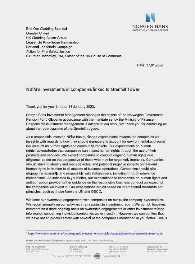 End Our Cladding Scandal tweet media