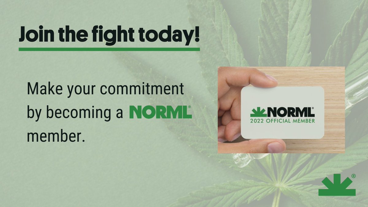 NORML's tweet image. There is power in numbers.

Help us fight for nationwide #legalization and access to high quality #marijuana that is safe, convenient and affordable.

Become a member: bit.ly/336JcSM