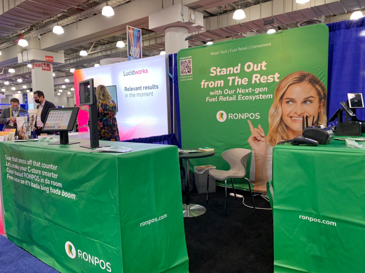 ronpos_'s tweet photo. Our last day at NRF 2022 in Javit's Center, NYC.

Come to our booth #546 and see our Fuel Retail and C-store solution in action.

Let's meet! See you guys there!

#getronpos #ronpos #fuelretail #cstore #NRF2022 https://t.co/jP3tyXKRFB