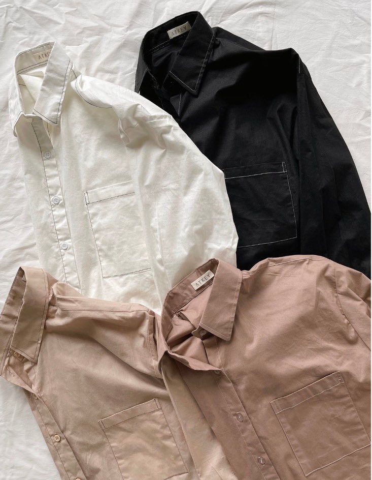 Contrast shirt, warna earth tone, cocok untuk kamu yang suka gaya simple ✨

Shp.ee/n25gsdz