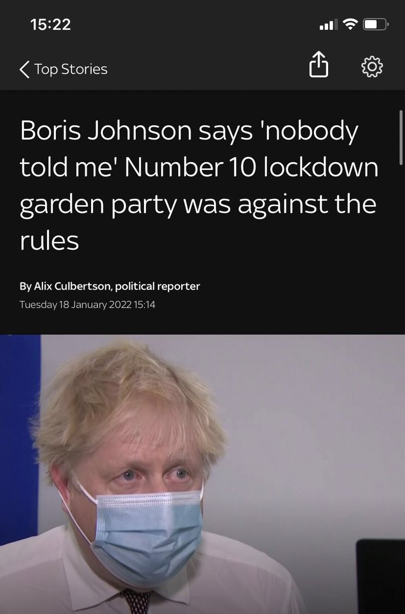 Wait, trying to decide whether this is a joke or not. The PM, who regularly announced restrictions, didn’t know the restrictions? #covid #pm #JohnsonMustGo