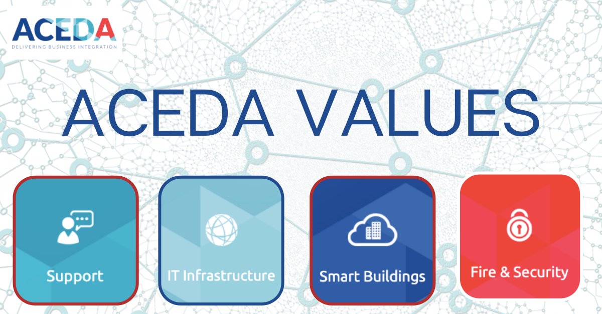 ACEDAGROUP's tweet photo. ACEDA have strong core values that are mirrored across all sectors. Since 1991, we have developed as an organisation with integrity and outstanding quality standards. 

#ITInfrastructure #Teesside

https://t.co/UKI8i6uxN6 https://t.co/RF6nzrtDQJ