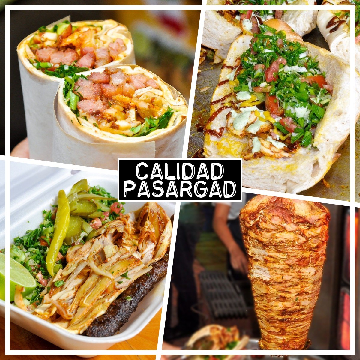 #ShawarmaTime

Pero también te lo tenemos en forma de pepito o servido en plato, o si prefieres, un choripán solo con chorizos a la parrilla preparados en el momento.