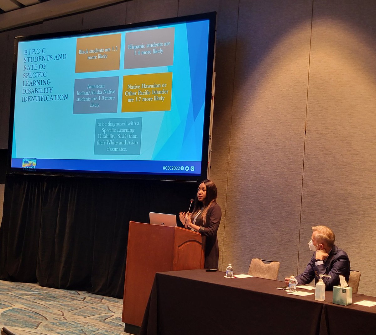 <a href="/NikitaMcCree/">Nikita Azinnia</a> speaking on how to better support #bipoc students with disabilities at the @LDOnline Showcase and making <a href="/SpedMizzou/">Mizzou Sped</a> proud!! #CEC2022 <a href="/CECMembership/">Council for Exceptional Children</a> <a href="/MizzouEducation/">Mizzou Education & Human Development</a> <a href="/missouricase/">MO-CASE</a> #proudprof