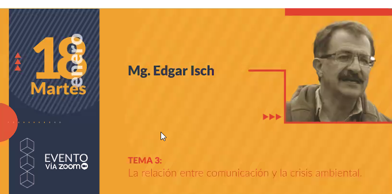 ComunicacionUtc's tweet photo. Edgar #Isch es nuestro tercer ponente en el Seminario #ComunicaciónEmergente2022. Trabaja el tema de "Comunicación y crisis ambiental" https://t.co/Dy20Om27AU
