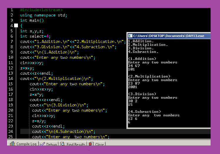 codingcat248's tweet image. Day 12 of c++😃
#programming 
#100DaysofCode 
#200Daysofcode