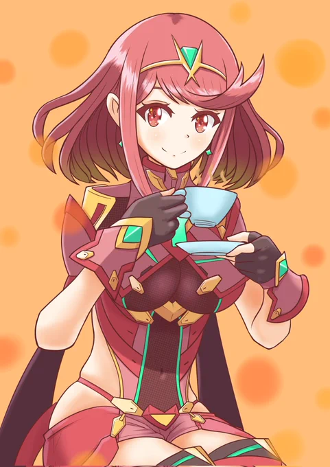 ティータイムホムラちゃん
#ゼノブレイド2 