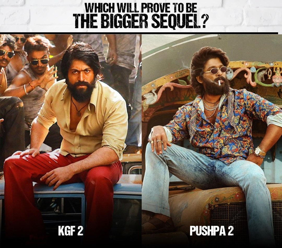 hydrtcxroadcoll's tweet image. Witch will prove to b the biggest sequel
#Pushpa2-retwit
#KGF2 -like
