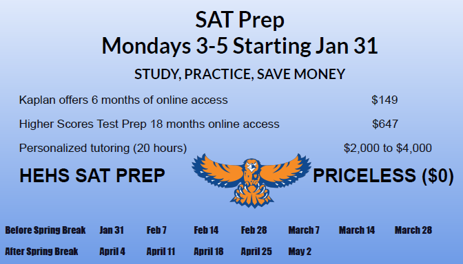 dailytestprep's tweet photo. We are Back for Semester 2!! English and Reading Test Prep will now be combined on Mondays from 3-5 Room 132. @HoffmanHS #HawkPride https://t.co/vIOzXyhmcZ