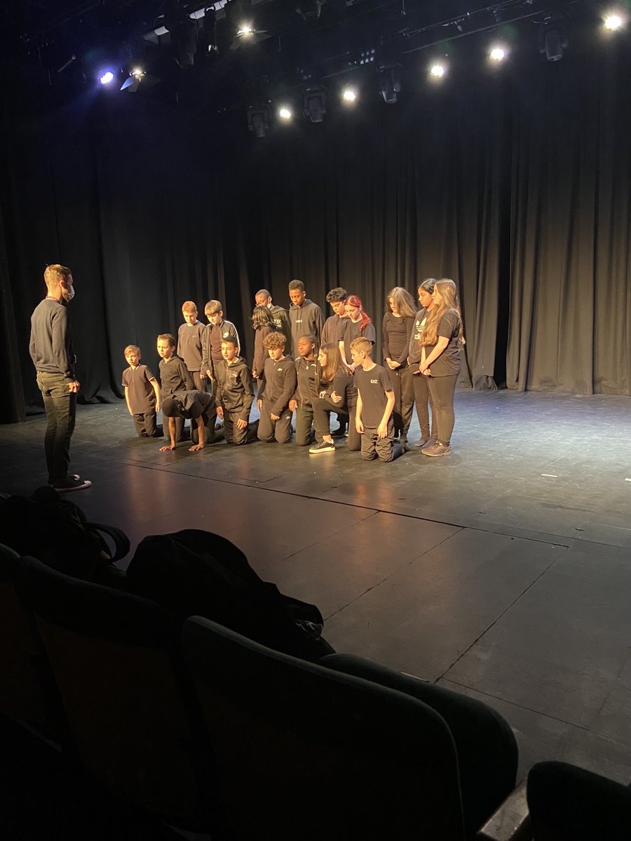 COREArenaAcad's tweet photo. Is this a dagger which I see before me...or Mr Canning-England's year 8 CORE Cares ensemble in rehearsal at the @mac_birmingham for their performance of Macbeth this evening?
#COREcares https://t.co/cA1bQoIl0X