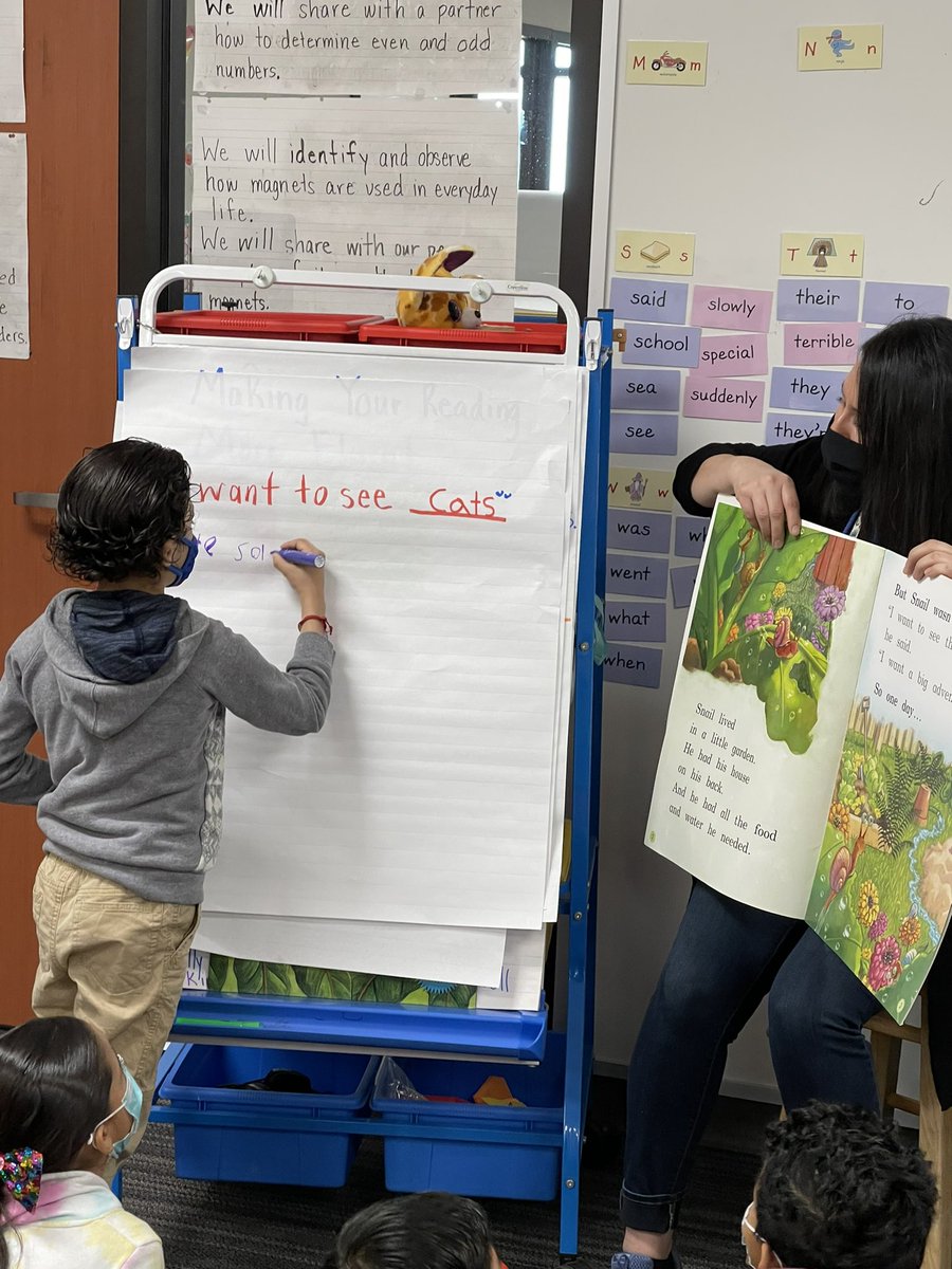 And we use the shared reading text for some interactive writing!!  <a href="/amedina2v/">Ashley Medina</a> truly is on a roll!! #rrechat #WISDGreatness
