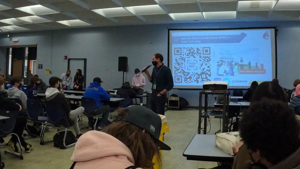 StarkeInd's tweet photo. It was a pleasure to talk to all 9th &amp; 10th @LCSDOfficial @LiverpoolCSDNY students about #CTE #LCSDrone Drone Tech last week. Spread the word and follow the link in my bio for more details! #LiverpoolLeads @MsD_atLCSD @MrLawrence_LHS @misslaroccalhs @BrettRWoodcock https://t.co/exrbELZYEG