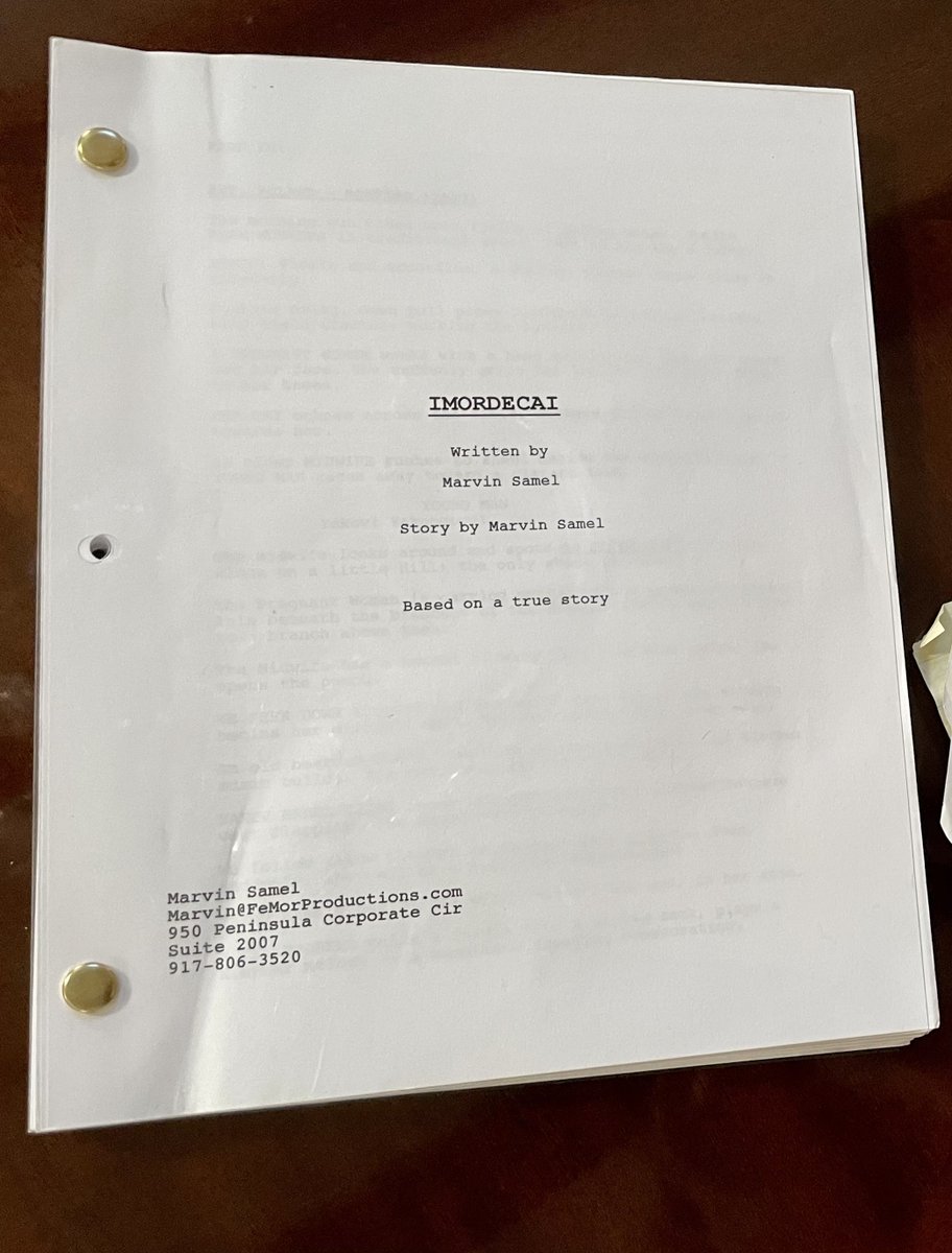 iMordecaiMovie's tweet photo. How it started... How it's going...

@MiamiJFF @dahliaheyman @iMordecaiMovie 

#imordecaimovie #miamijewishfilmfestival #dahliaheyman #marvinsamel #juddhirsch #aziadineahale https://t.co/POl9MHqsRQ