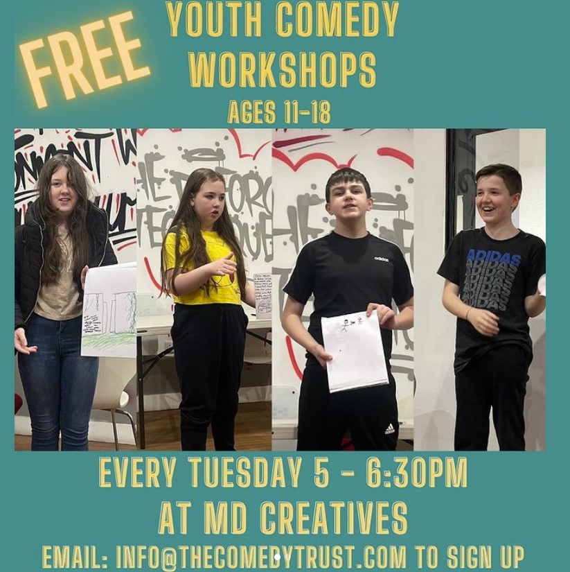 Our Feeling Funny Youth Club is back in St Helen's! Come for the comedy, stay for the snacks....🥳😄#feelingfunny #sthelens