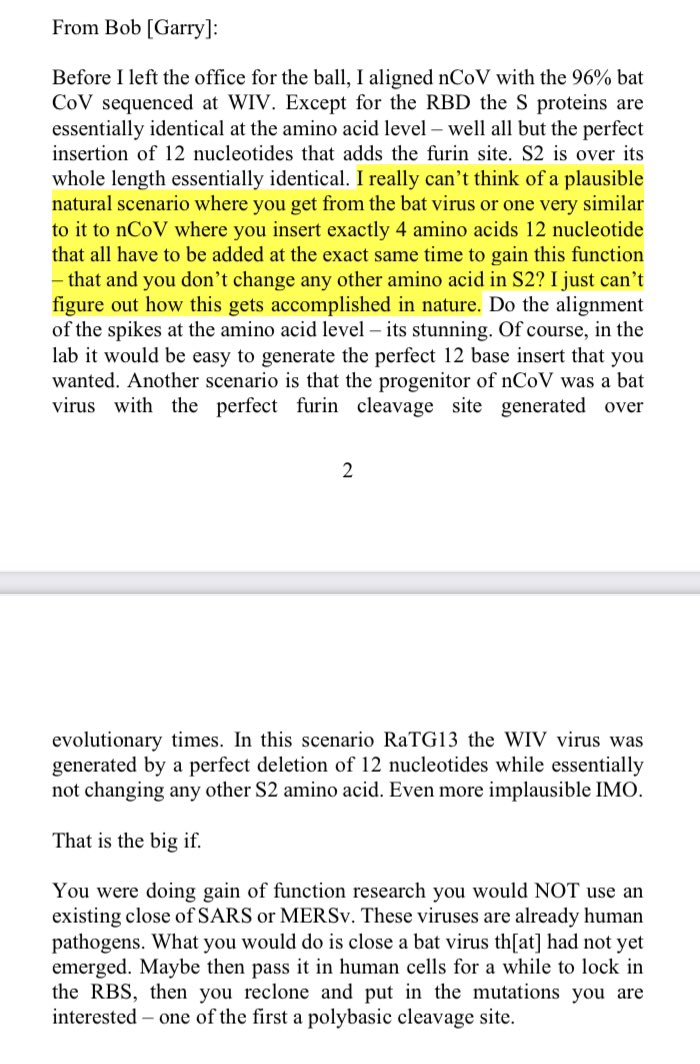 3) Dr. Bob Garry, Microbiology Professor for Biomedical at Tulane. 

-“I really can’t think of a pla