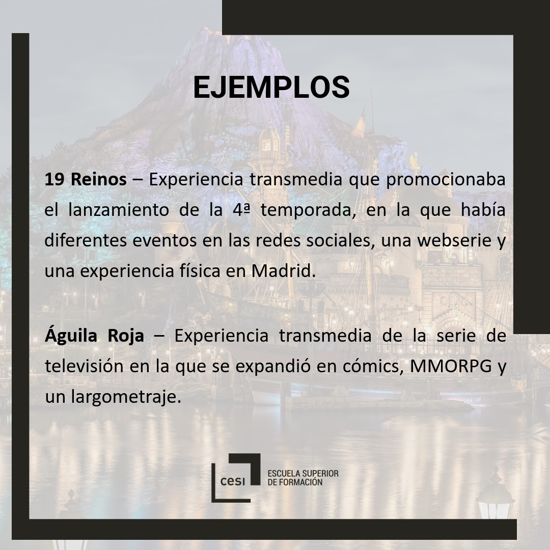 ¿Conoces las #experienciatransmedia?, ¿has oído hablar de ellas?

¿Se te ocurre alguna experiencia transmedia en la que te has visto inmerso/a?

#formarparatransformar