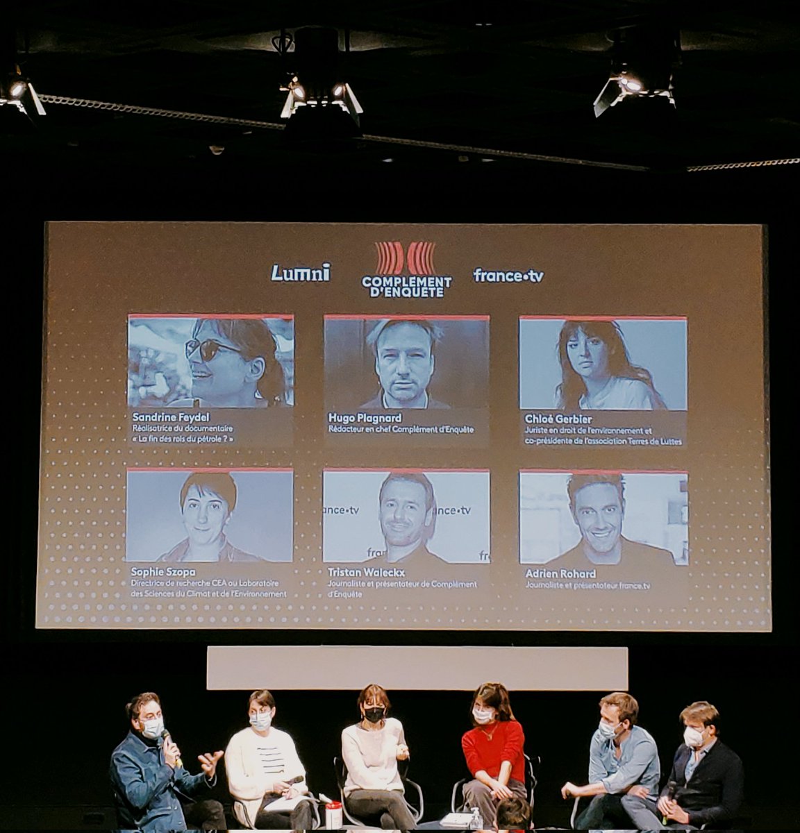 SCLombard's tweet photo. Pour les 20 ans de @Cdenquete, @LumniFR a convié des lycéens, étudiants en journalisme et étudiants en prépa aux écoles de journalisme à une #masterclass "Journalisme d'investigation &amp; Urgence climatique".
Merci aux intervenant.e.s !
#ecologie #climat #journalisme https://t.co/gDaUcGVVkP