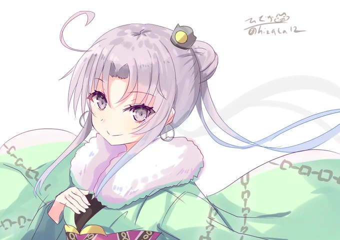 晴着の秋津洲
#艦これ版深夜の真剣お絵描き60分一本勝負
#艦これ版真剣お絵描き60分一本勝負_20220118 