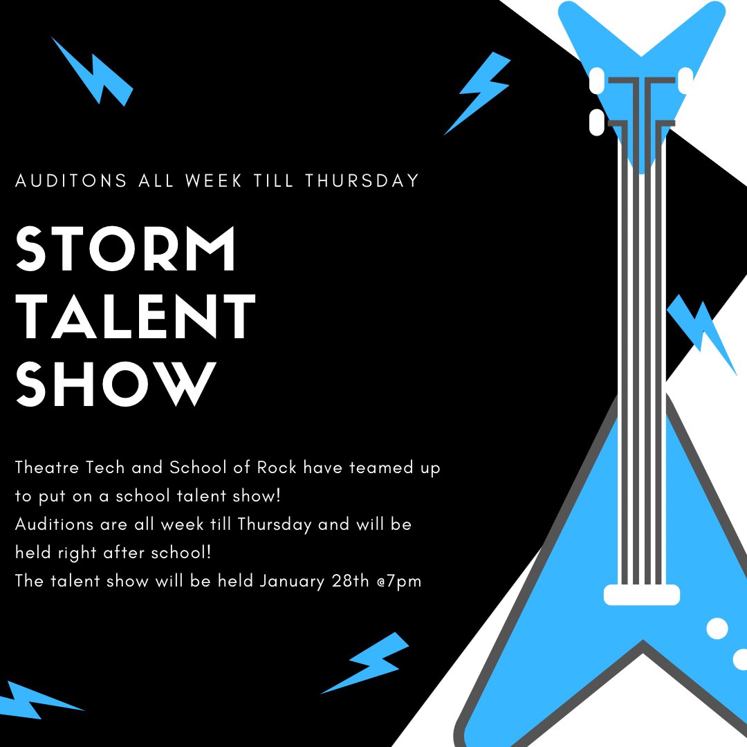 Audition for the Storm Talent Show!!⚡️