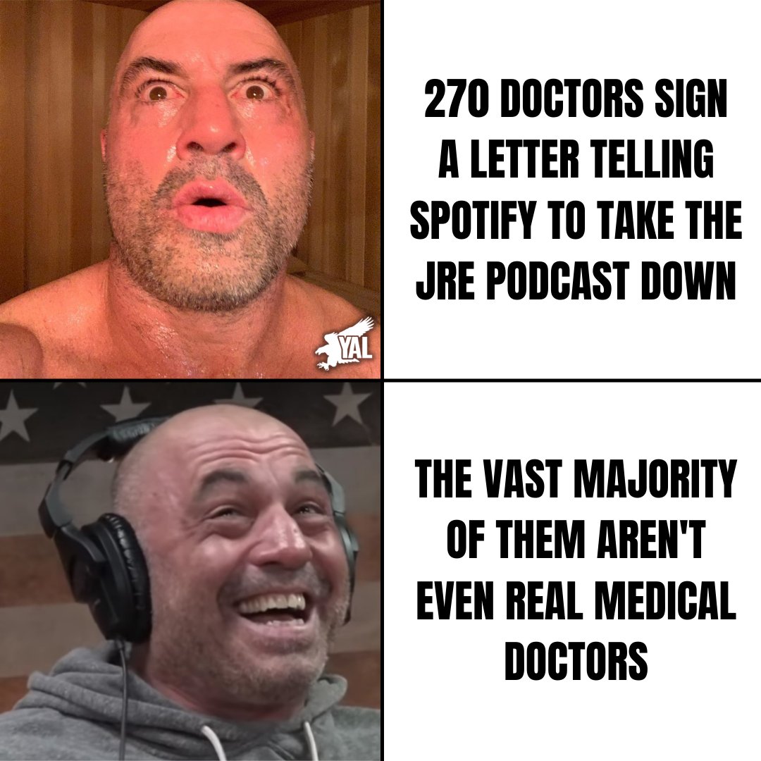 YALiberty's tweet photo. 😂 @JoeRogan remains a certified legend. https://t.co/V45HkNWO3g