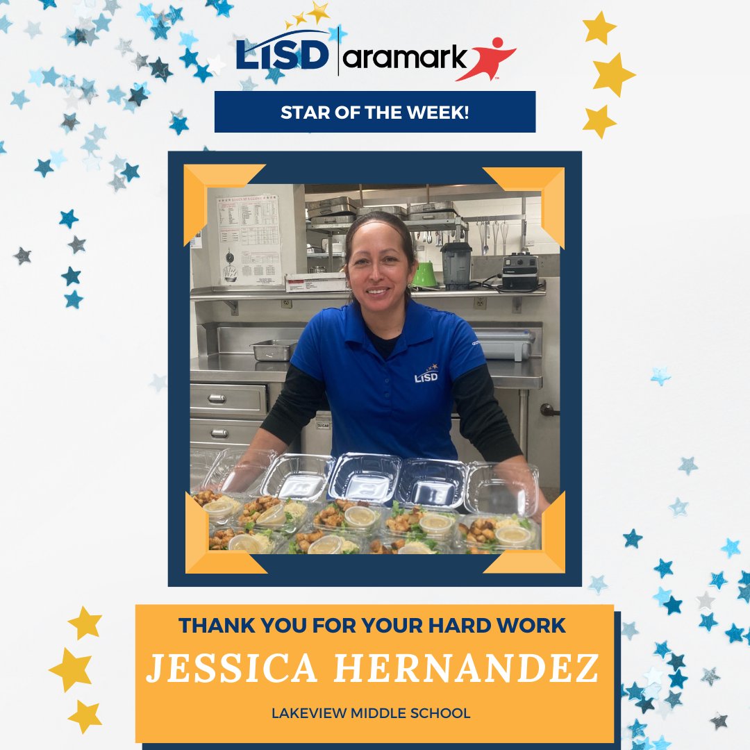 ⭐STAR OF THE WEEK⭐Jessica was nominated for her efficiency over at <a href="/LakeviewMS/">Lakeview MS</a>. Jessica's peers rave about how she is prompt, always working ahead has a great "can-do" attitude, and is always ready to help with anything. Thank you for all your hard work Jessica!