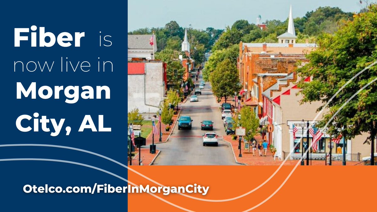 Hey Morgan City, fiber Internet is live! Be sure to check availability in your neighborhood for the most reliable, fastest high-speed fiber Internet available, bit.ly/3K4H5PI