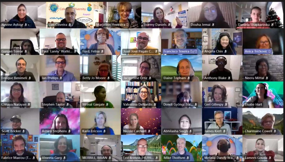 A Behind the Scenes look at the <a href="/Microsoft/">Microsoft</a> Teams Room for all the @TweetMeet Hosts from around the World🌍 #TeamsEduChat #Equity and #Inclusion #MicrosoftEDU
