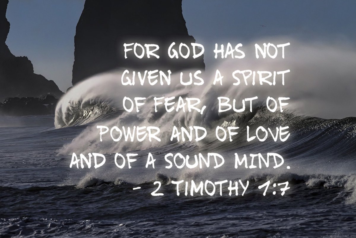 not a spirit of fear but sound mind investing
