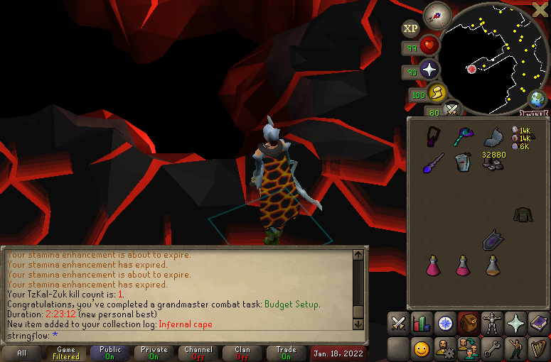 less than one year since i started playing the game.
never give up.