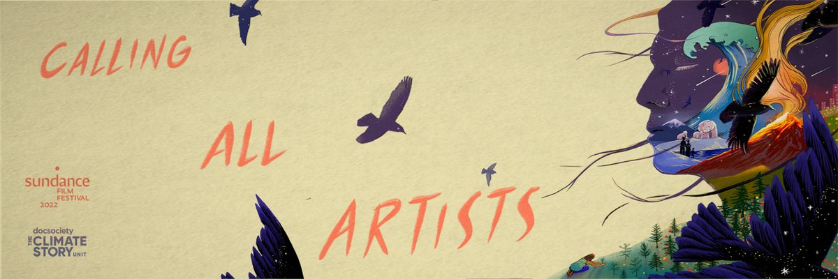 CALLING ALL ARTISTS: we need everyone on board to imagine a climate-just future. Join the conversation with #climate leaders <a href="/Andreakomio/">Andrea Ixchíu</a> <a href="/vanessa_vash/">Vanessa Nakate</a> <a href="/ggpersad/">Dr. Geeta Persad</a> <a href="/farhanaclimate/">Farhana Yamin (she/her)</a>, moderated by <a href="/TheDocSociety/">TheDocSociety</a> at #Sundance 2022. Free to register: festival.sundance.org/program/#talk-…